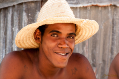 Sombrero de paja.