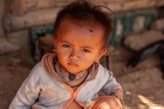 Niña traviesa.
