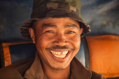 Hombre con gorro.